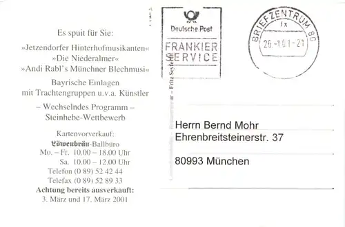 München - Starkbierfest 2001 -677872