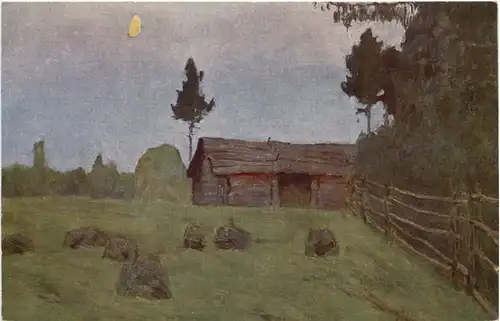 Künstler Ak Echt russische Landschaften -678164