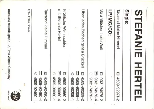 Stefanie Hertel mit Autogramm -677666