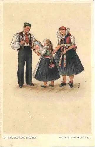 Deutsche Trachten - Feiertag im Wischgau -677910