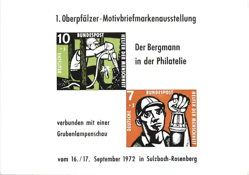 Sulzbach-Rosenberg - 1. Oberpfälzer Motivbriefmarkenausstellung -677726