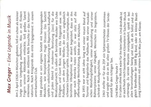 Max Greger mit Autogramm -677754