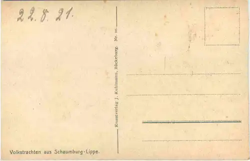 Volkstrachten aus Schaumburg Lippe -678178