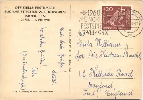 München - Eucharistischer Weltkongress 1960 -677806