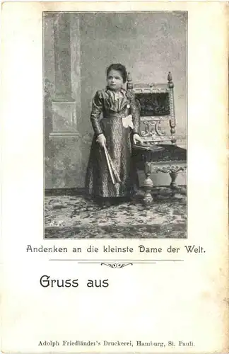 Andenken an die kleinste Dame der Welt -678170