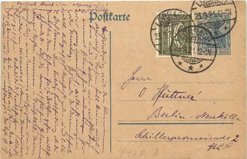Ganzsache 1921 - Lörrach -678136