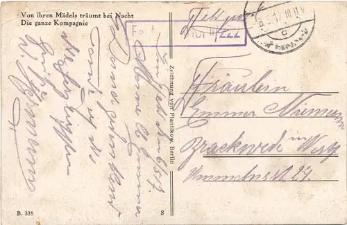 Von ihren Mädels - Feldpost -678102