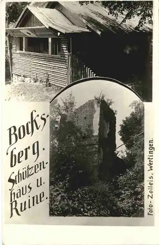 Bocksberg Laugna - Schützenhaus und Ruine -678400