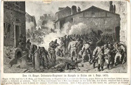 15. Bayer. Infanterie Regiment im Kampfe in Balan -678408