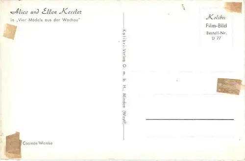 Alice und Ellen Kessler mit Autogramm -678804