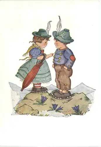 Künstler AK Ch. Kniewasser -678658