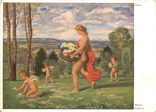 Künstler Ak Walter Einbeck - Flora -678732