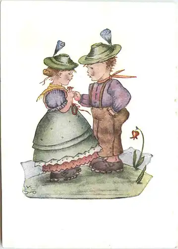 Künstler AK Ch. Kniewasser -678656