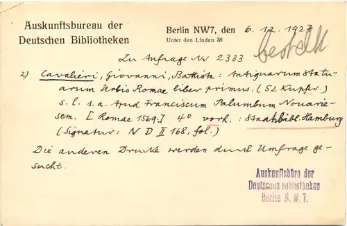 Berlin - Preussische Staatsbibliothek -678676