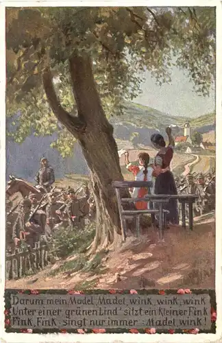 Darum mein Madel - Feldpost 8. Bayr. Feldart. Regiment -678990