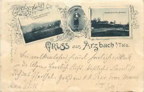 Gruss aus Arzbach bei Tölz - Wackersberg -678928