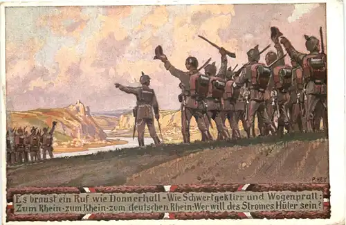 Es braust ein Ruf wie Donnerhall - Feldpost 8. Bayr. Feldart. Regiment -678986