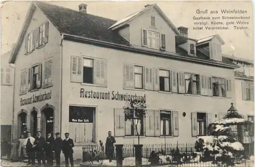 Gruss aus Weinfelden - Gasthaus zum Schweizerbund -679012