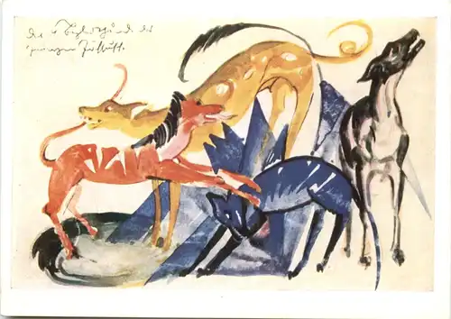 Künstler Ak Franz Marc -679124