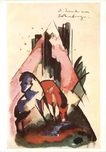 Künstler Ak Franz Marc -679130