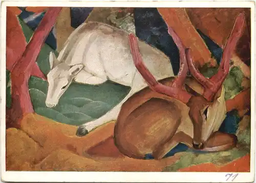 Künstler Ak Franz Marc -679150