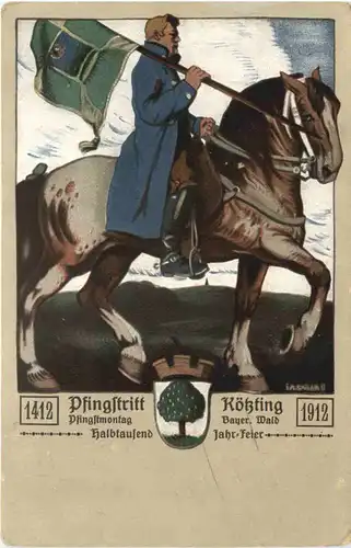 Pfingstritt Kötzting 1912 -679200