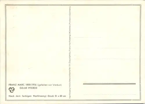 Künstler Ak Franz Marc -679148