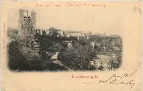 Luxembourg - Ruine de l ancien chateau de Luxembourg -679234