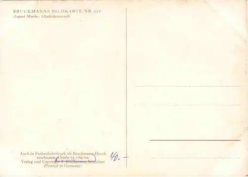 Künstler Ak - August Macke -679096