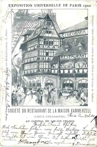 Exposition Universelle de Paris 1900 - Strasbourg -679246