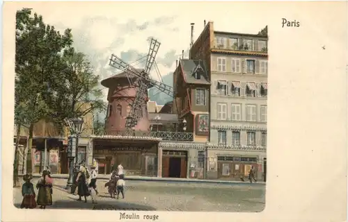 Paris - Moulin rouge - Litho -679322