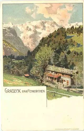 Graseck Partenkirchen - Litho -679410