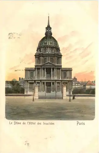 Paris - Le Dome de l Hotel - Litho -679316