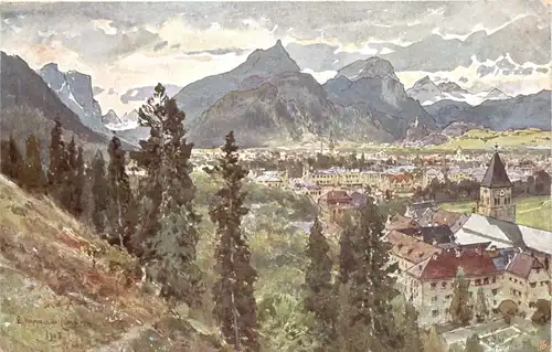 Bad Reichenhall - Künstler Ak Compton -679730