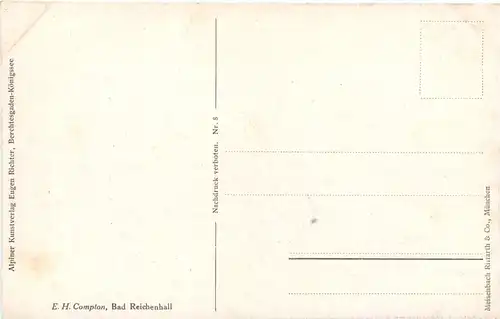 Bad Reichenhall - Künstler Ak Compton -679730