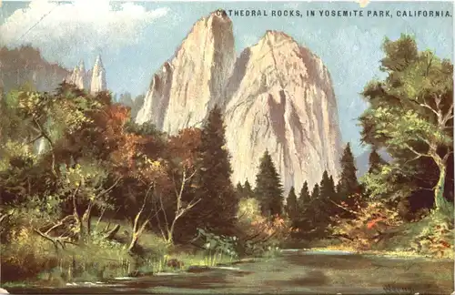 California Cathedral Rocks - Künstler Ak Werner -679784