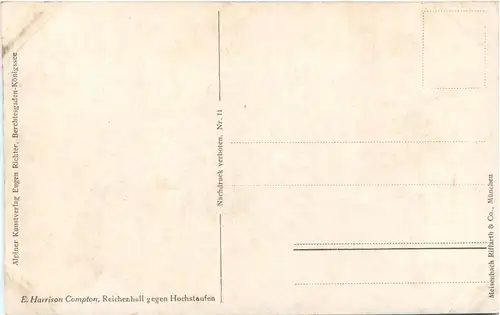 Reichenhall - Künstler Ak Compton -679754