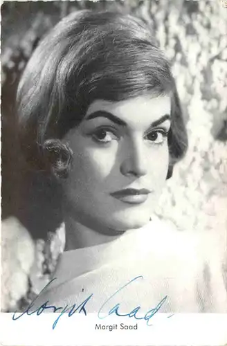 Margit Saad mit Autogramm - Schaupielerin -679668