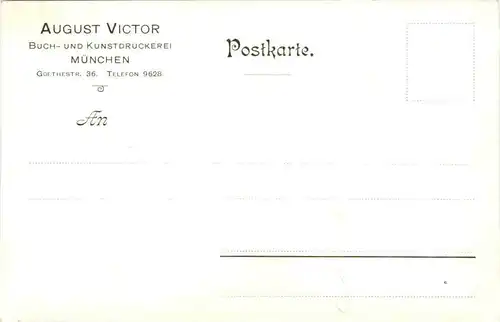 München - August Victor - Buch und Kunstdruckerei -679844