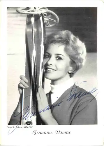 Germaine Damar mit Autogramm - Schauspielerin -679652
