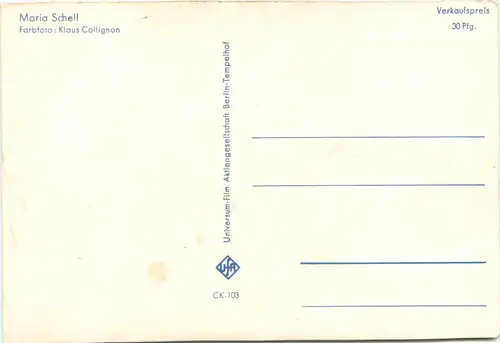 Maria Schell - Schauspielerin -679756