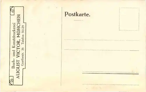 München - August Victor - Buch und Kunstdruckerei -679846