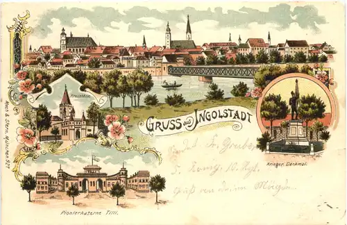 Gruss aus Ingolstadt - Litho -679884