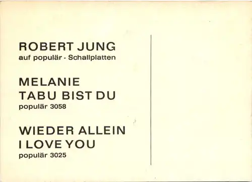 Robert Jung mit Autogramm - Musik -679970