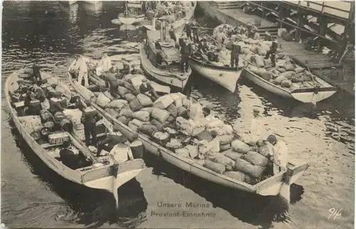 Unsere Marine - Proviant Einnahme - Feldpost -680050
