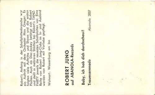 Robert Jung mit Autogramm - Musik -679968