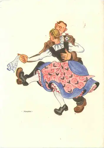 Künstler Ak Hahn -680284