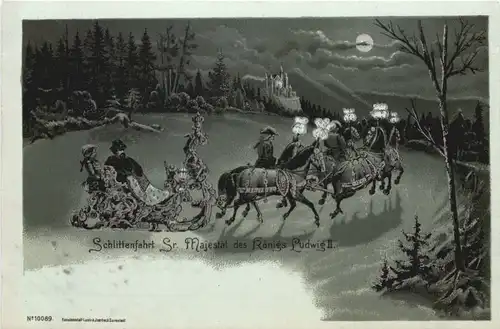 Schlittenfahrt des König Ludwig II -680784