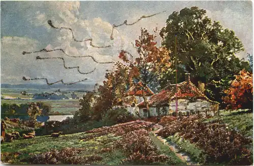 Künstler Ak mit Glitter -680694