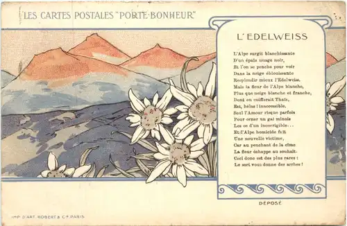 Edelweiss - Litho -680628